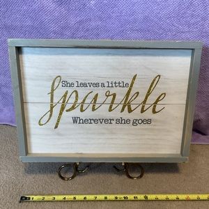 COPY - She leaves A little Sparkle wall decor